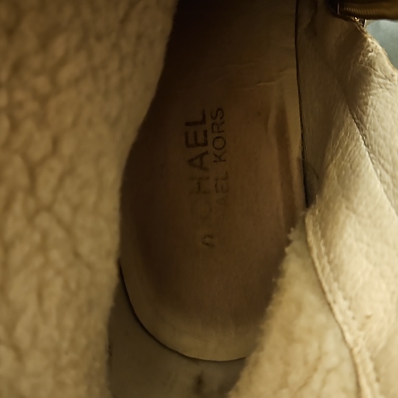 Michael Michael Kors Leather Wedge Bootie - Picture 9 of 10